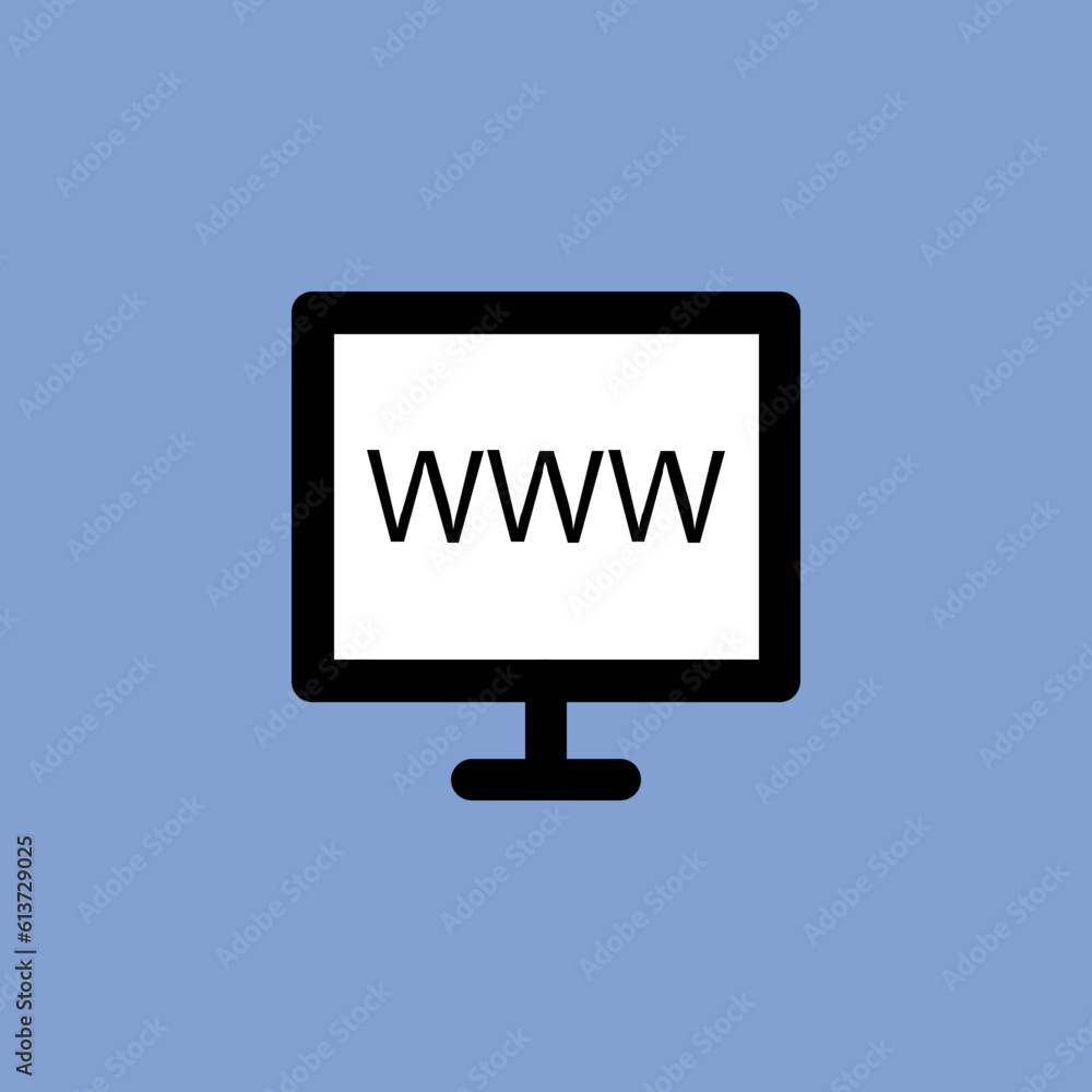 Download flat rounded icon of web page