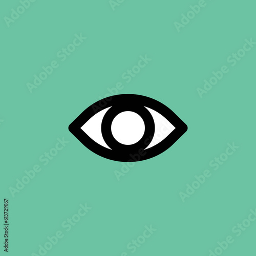 Get this amazing flat icon of eye 