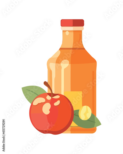 Fresh organic apple, symbol of healthy eating