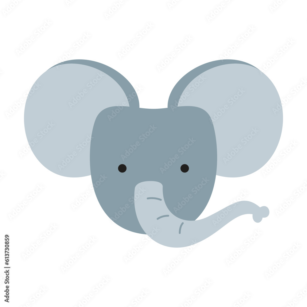 Cute woodland animals heads isolated on white. Forest critters graphic. Cartoon character faces vector illustrations. Cute woodland animals heads isolated on white. Forest critters graphic. Cartoon character faces vector illustrations.