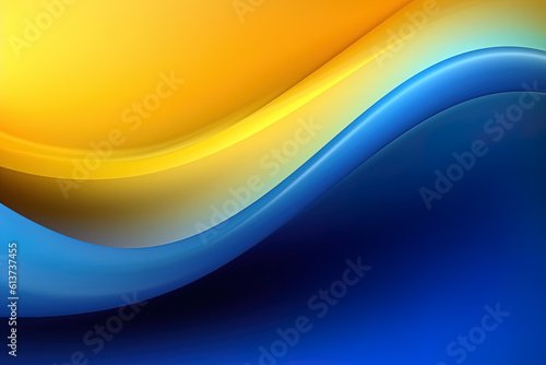 Blue and yellow gradient background