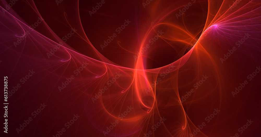 Fototapeta premium 3D rendering abstract technology fractal background