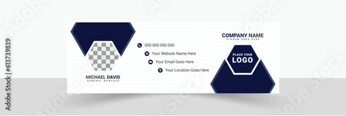 Simple Professional Email Signature Design.