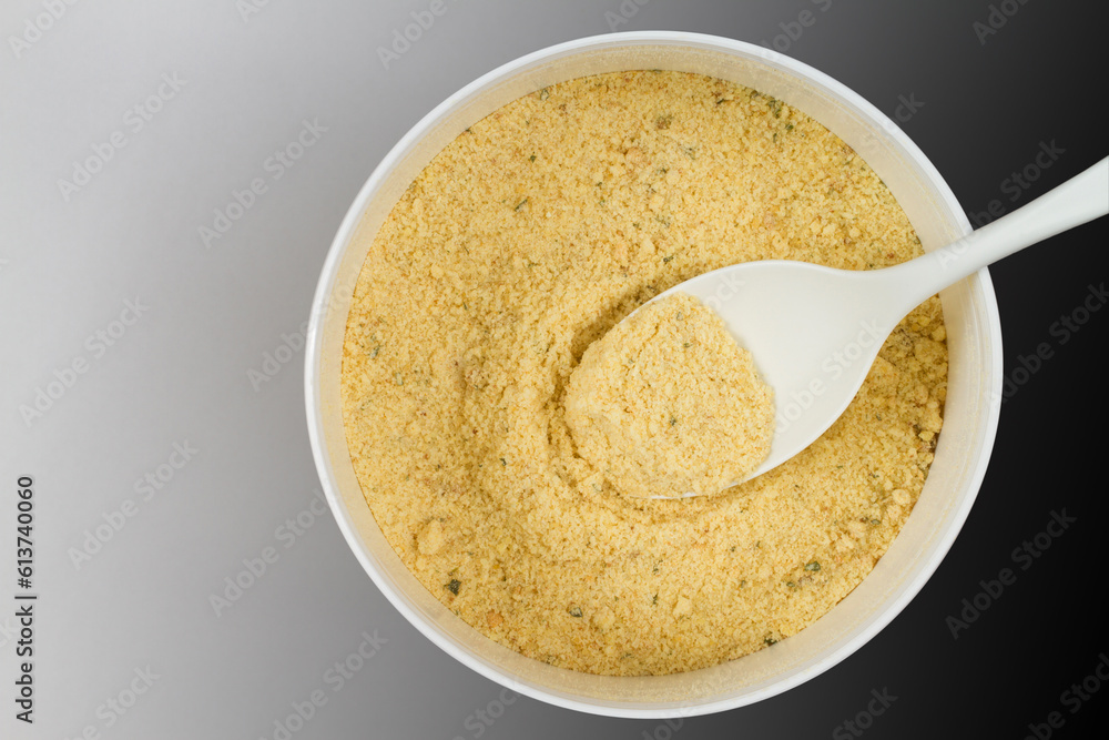 Chicken broth powder. A spoonful of chicken flavoring. Chicken soup. Chicken stock powder. Chicken broth powder. A spoonful of chicken flavoring. Chicken soup. Chicken stock powder.