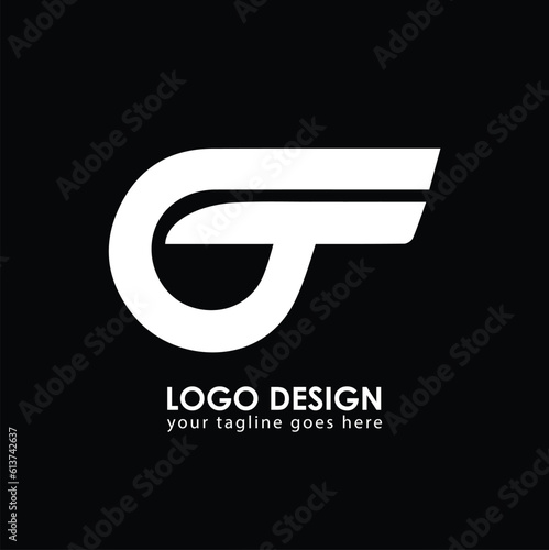 CJ CT Logo Design, Creative Minimal Letter CT CJ Monogram