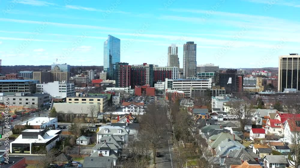 Scenic Aerial View of Down Town White Plains - Pt. 1 Scenic Aerial View of Down Town White Plains - Pt. 1