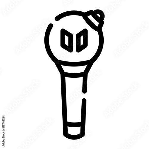 light stick Line Icon