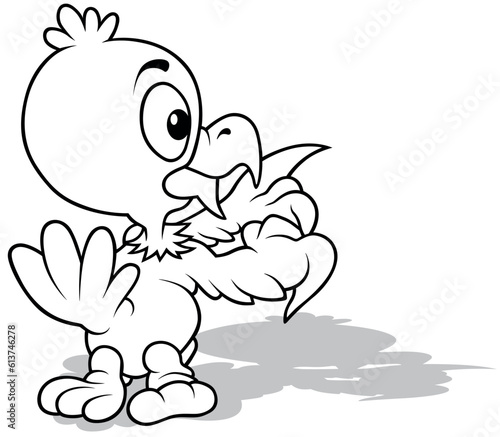 Drawing of a Small Eagle fr...