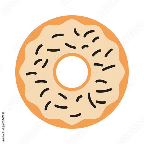Delicious ring donuts cartoon illustration vector illustrations for your work logo, merchandise t-shirt, stickers and label designs, poster, greeting cards advertising business company or brands