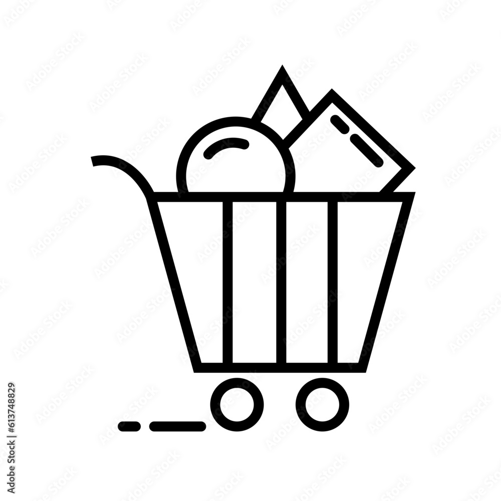 Vector business financial icons set Vector business financial icons set