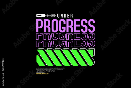 Modern streetwear graphic design t-shirt print design template