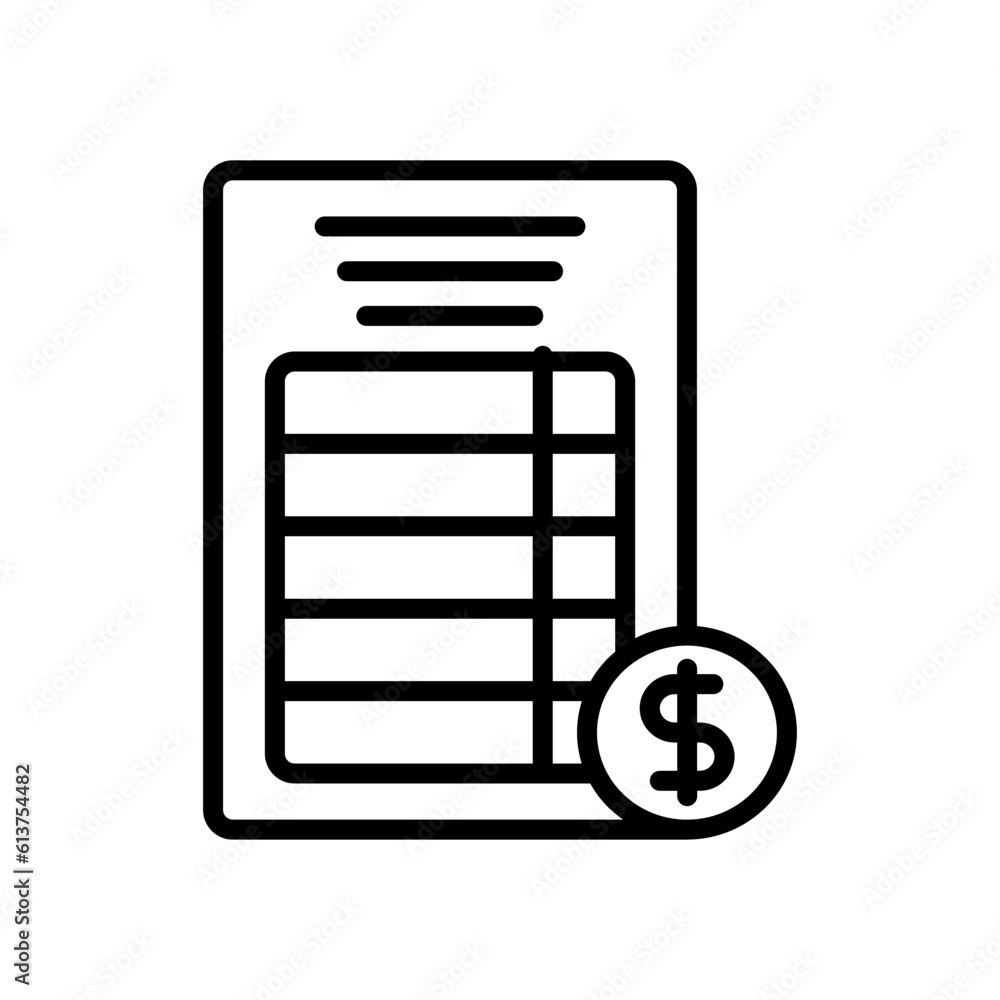 vector business elements and symbols line icon vector business elements and symbols line icon