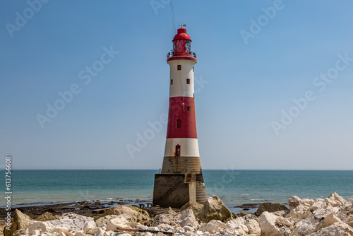 Beachy Head Lighthouse Viewed at Low Tide, on a Sunny Summer's Day