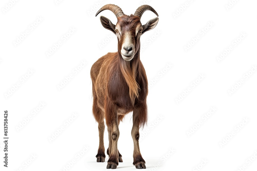 Goat Full Body On White Background Goat Full Body On White Background