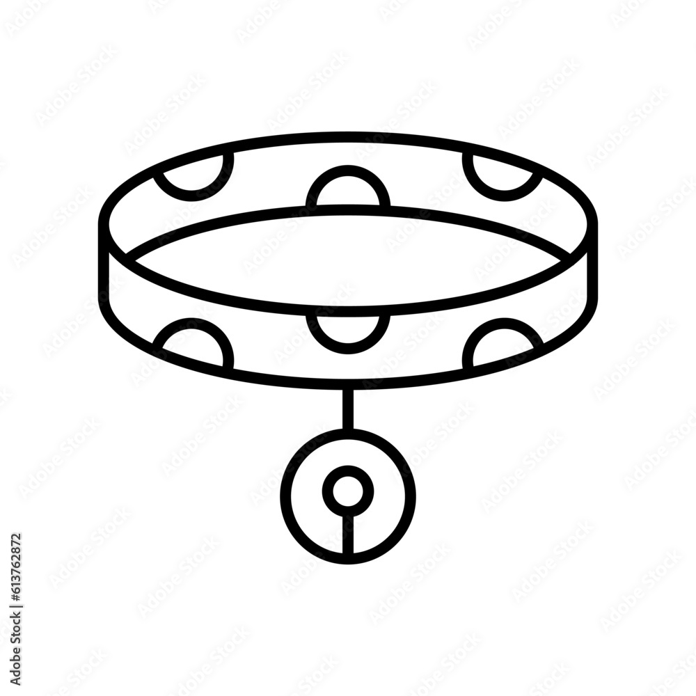 Pet collar icon Pet collar icon
