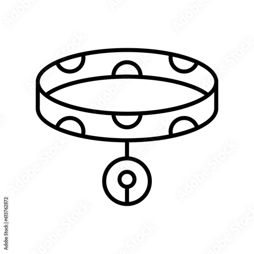 Pet collar icon