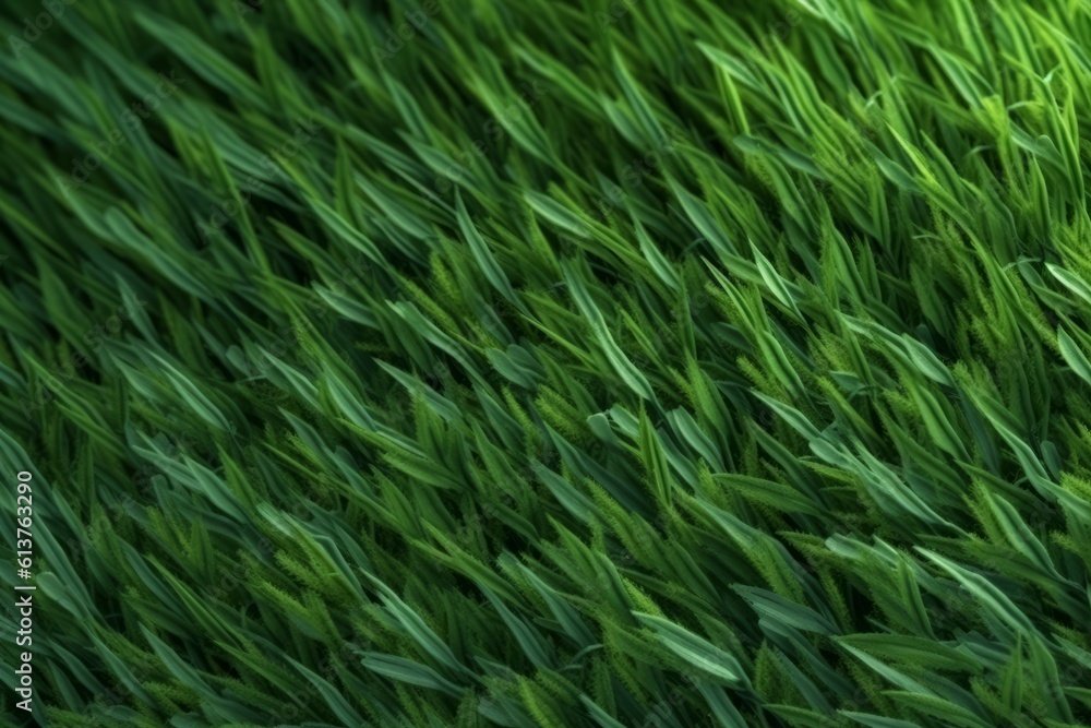 Grass background top view. Generate Ai Grass background top view. Generate Ai