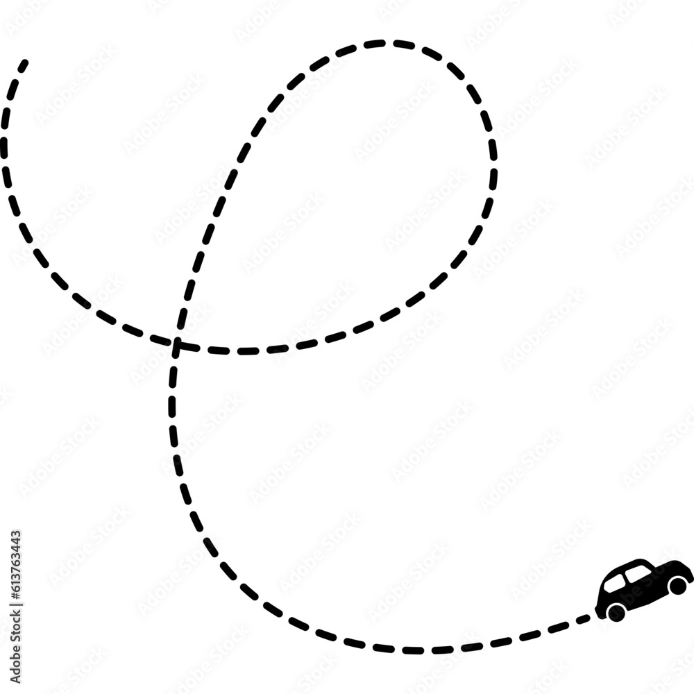Dashed Line Car-07 Dashed Line Car-07