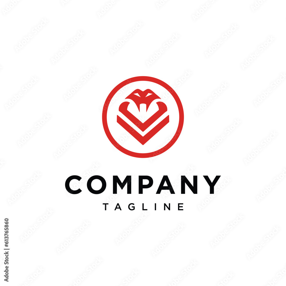 Letter V cobra head snake logo icon vector template.eps Letter V cobra head snake logo icon vector template.eps