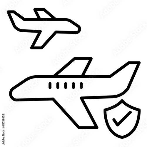 Travel insurance icon
