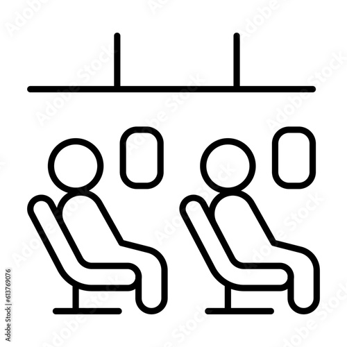 Passengers seat icon