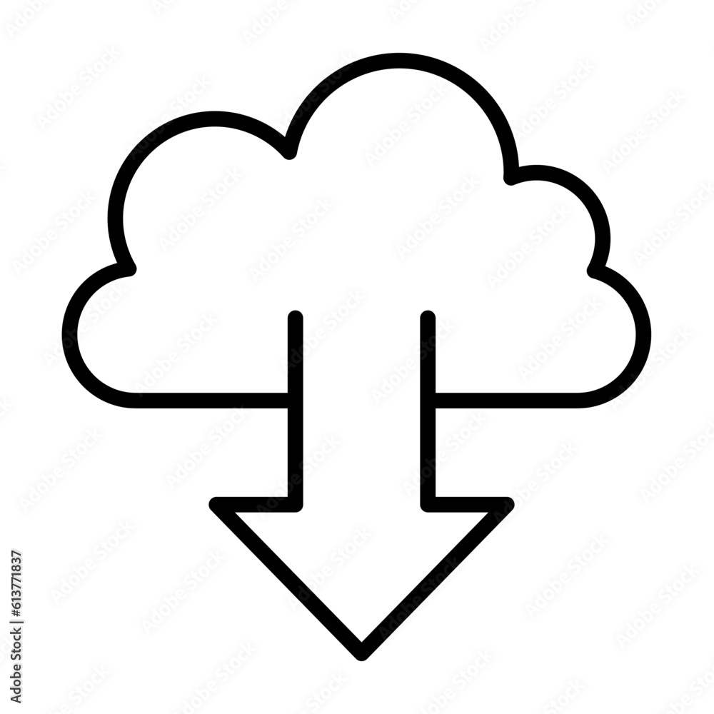 Cloud computing icon Cloud computing icon