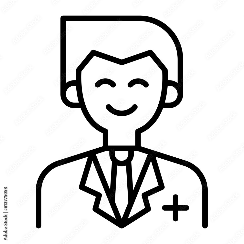 Obraz premium Doctor, pharmacist icon