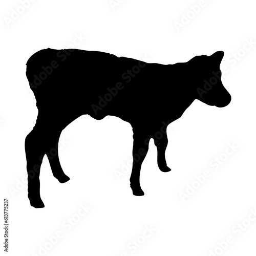 Wallpaper Mural cow silhouette Torontodigital.ca