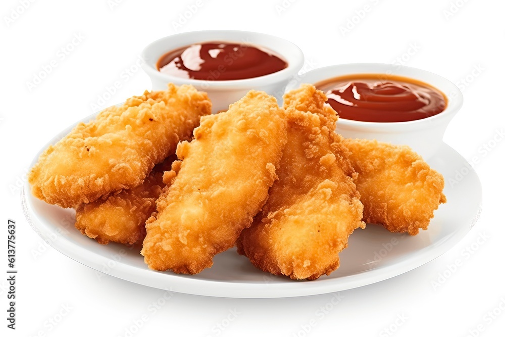 Chicken tenders illustration Food illustration.Generative AI
Chicken tenders illustration Food illustration.Generative AI