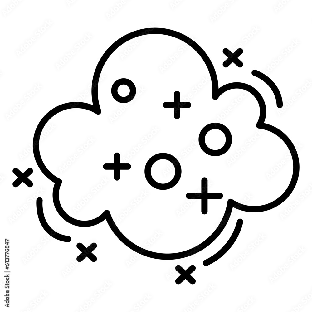 Air pollution icon Air pollution icon