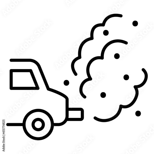 Air pollution icon