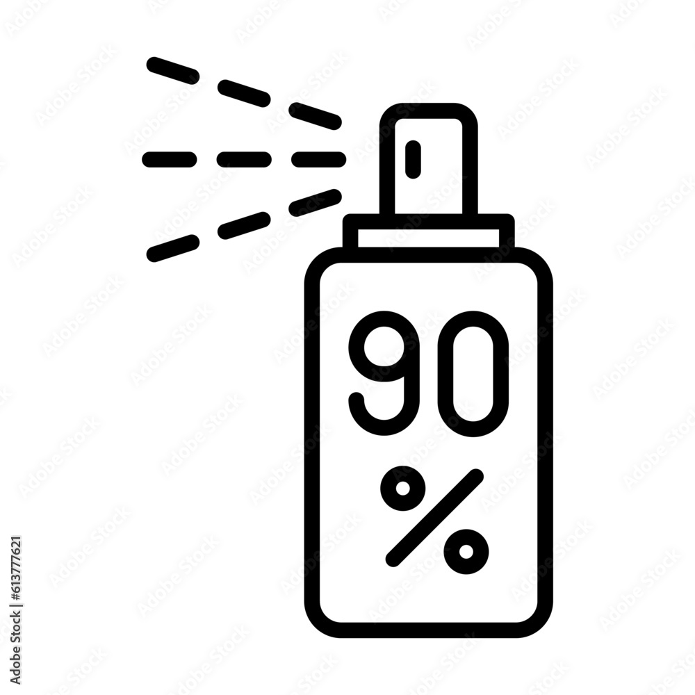Alcohol spray icon Alcohol spray icon