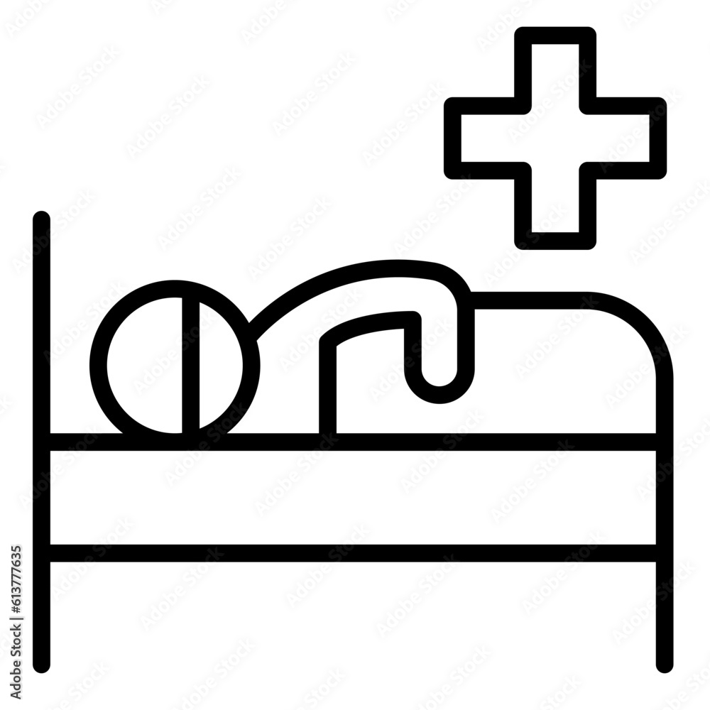 Fototapeta premium Patient icon