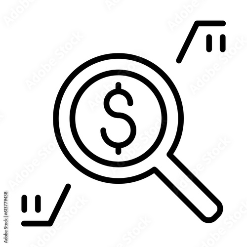 Investment analysis icon
