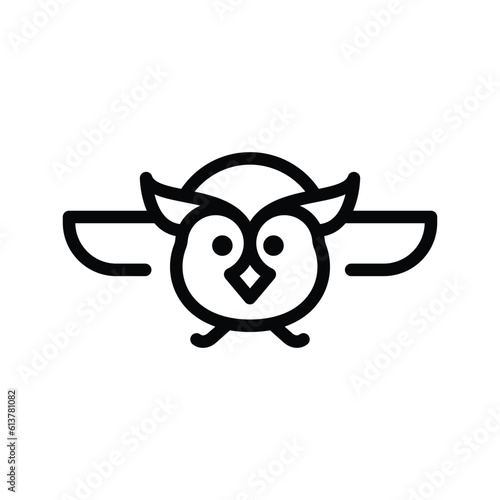 Owl icon vector design trendy