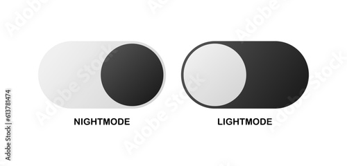 Slider. Flat, color, theme switcher, customization slider. Vector icons.