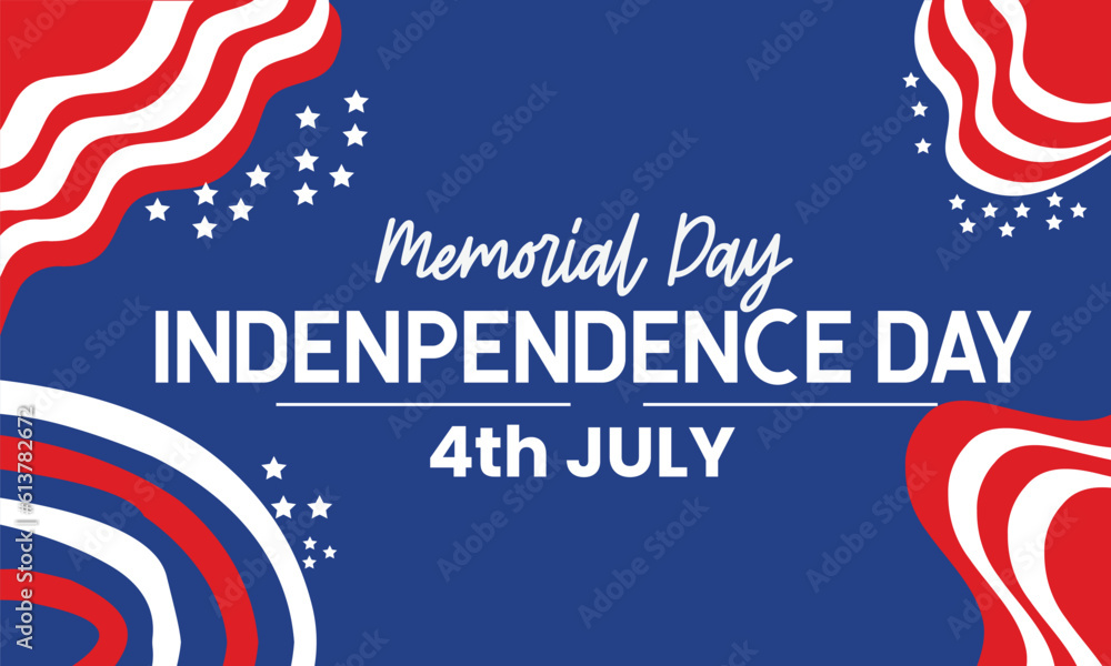 Obraz premium indenpendent day background 4th of july united state of america.