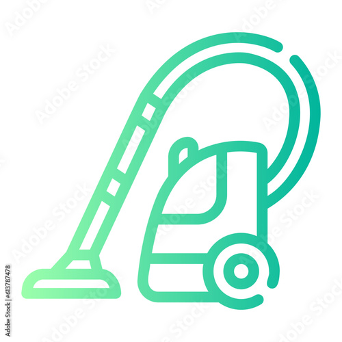 vaccum cleaner Line Gradient Icon