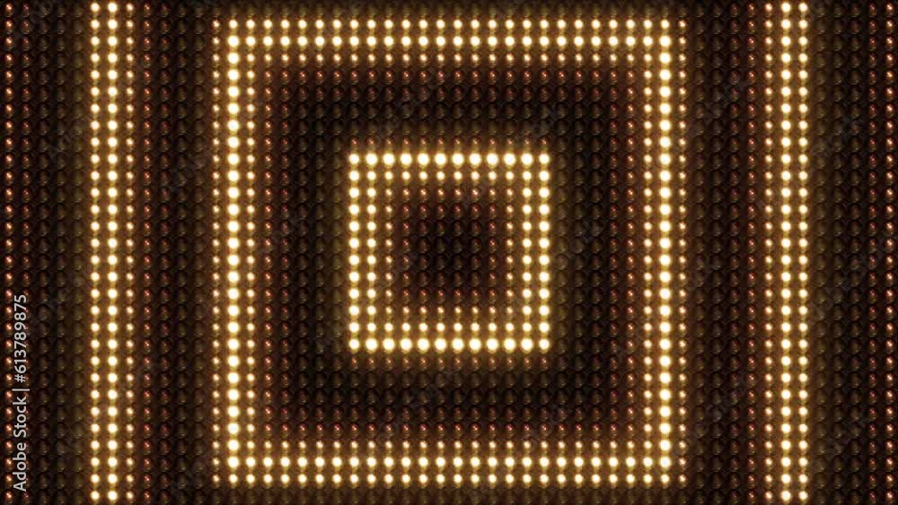 Lights Board Loop LED Rectangle shape Background Animation Lights