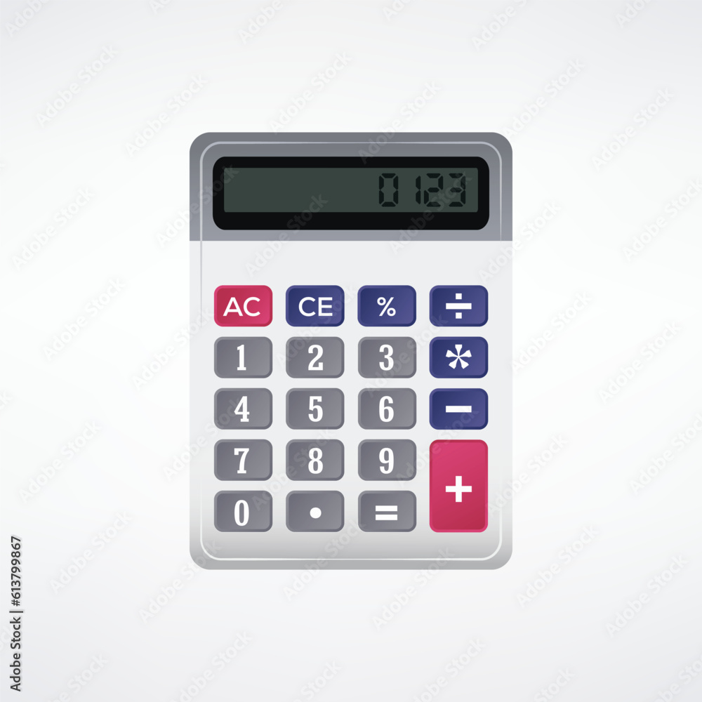 Calculator. Flat Calculator Vector. black calculator icon Calculator. Flat Calculator Vector. black calculator icon