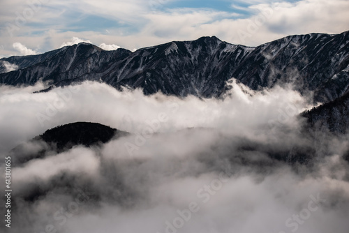 燕岳の雲海