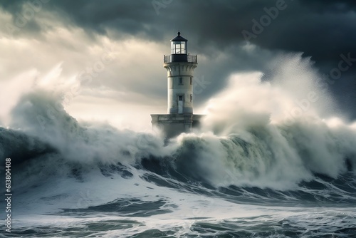 Stormy Seas and the Mighty Lighthouse. Generative AI