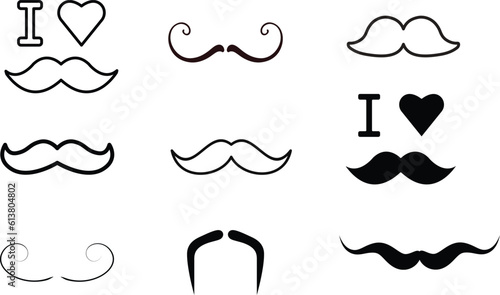 collection of mustaches