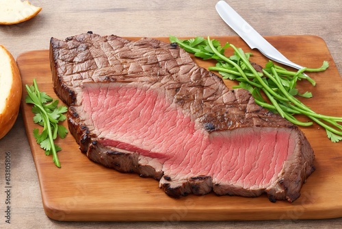 Beef steak with vegetables