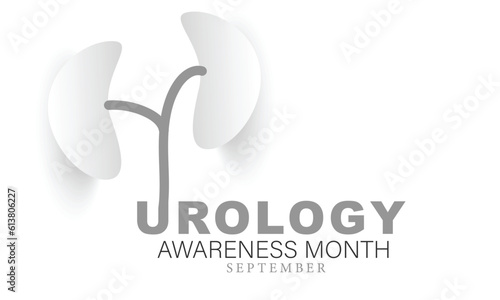 Urology Awareness Month. background, banner, card, poster, template. Vector illustration.