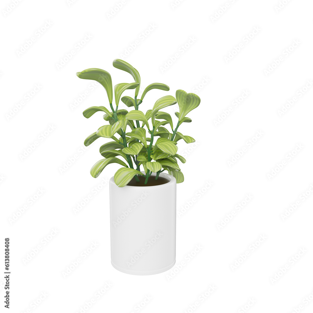 Houseplant 3D Illustration Object Houseplant 3D Illustration Object