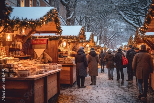Festive Christmas market