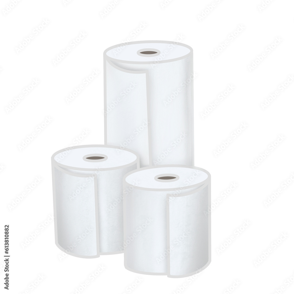 Toilet paper in bathroom Toilet paper in bathroom