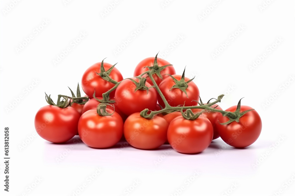 Red Tomatoes Isolated on White Background Red Tomatoes Isolated on White Background
