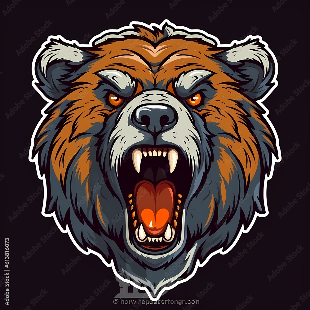 Bear Logo. Generative AI